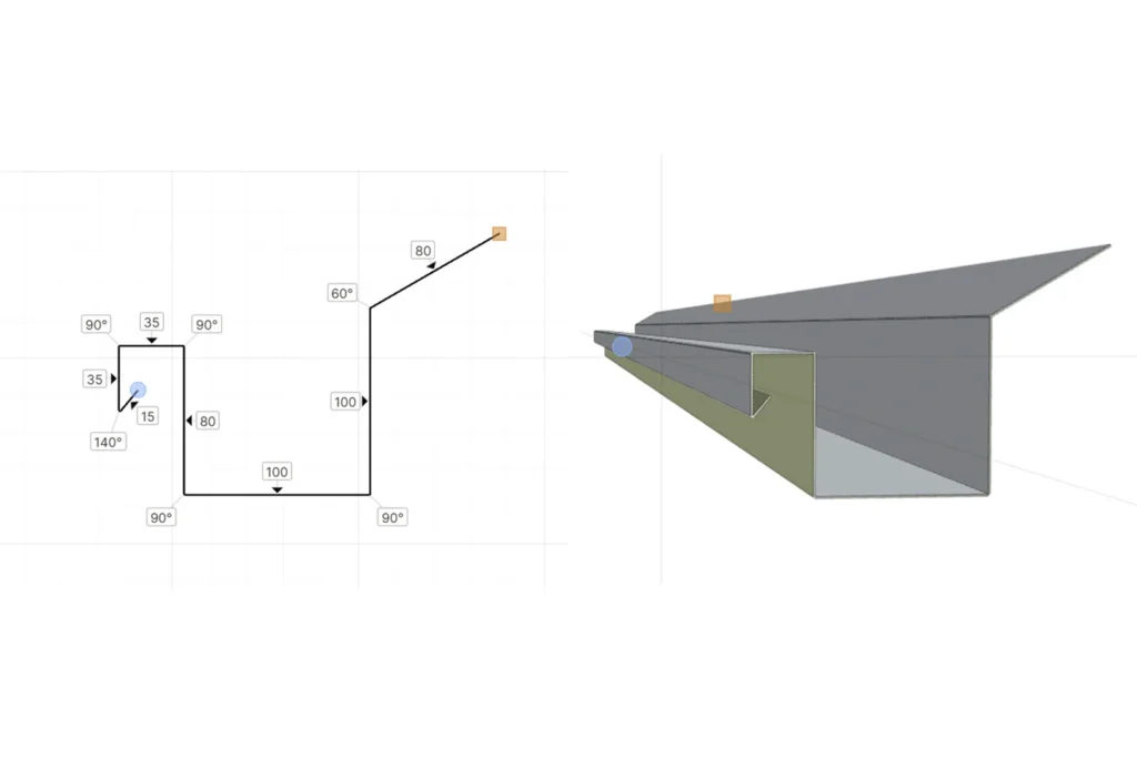 gutter profile mit xspace
